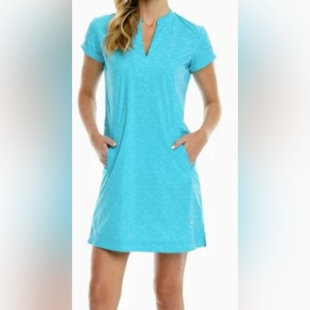 SOUTHERN TIDE Brrr Shirt Dress Baily Wave Print